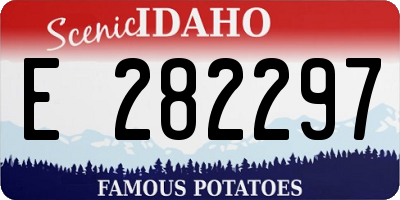 ID license plate E282297