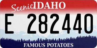 ID license plate E282440