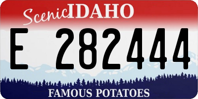 ID license plate E282444