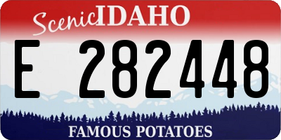 ID license plate E282448