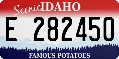 ID license plate E282450