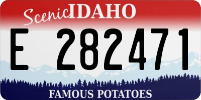 ID license plate E282471