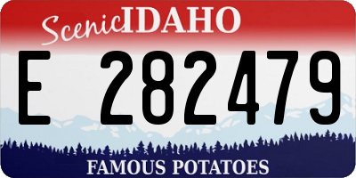 ID license plate E282479