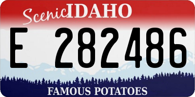 ID license plate E282486