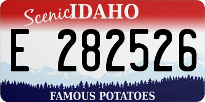 ID license plate E282526