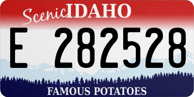 ID license plate E282528