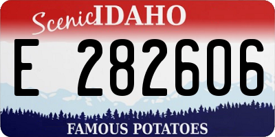 ID license plate E282606