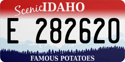 ID license plate E282620