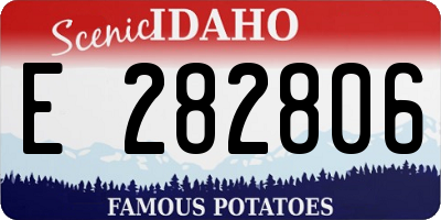 ID license plate E282806