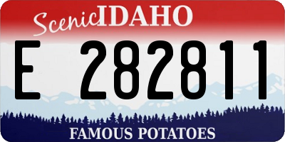 ID license plate E282811