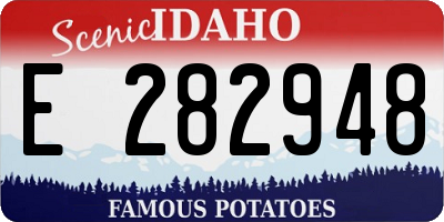 ID license plate E282948