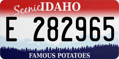 ID license plate E282965