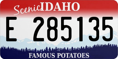 ID license plate E285135