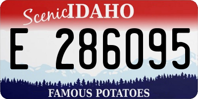 ID license plate E286095