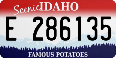ID license plate E286135
