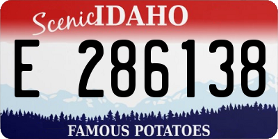 ID license plate E286138