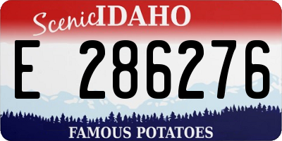 ID license plate E286276