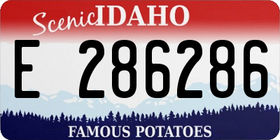 ID license plate E286286