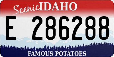 ID license plate E286288