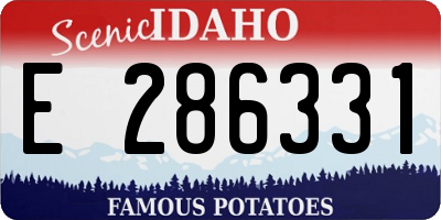 ID license plate E286331