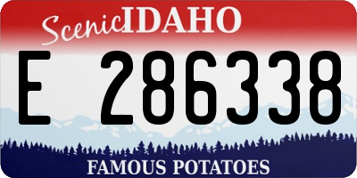 ID license plate E286338
