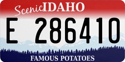ID license plate E286410