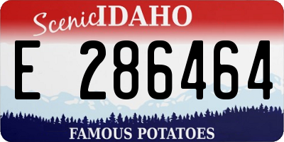 ID license plate E286464