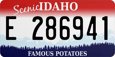 ID license plate E286941
