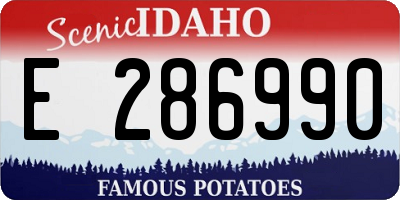 ID license plate E286990