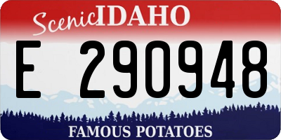 ID license plate E290948