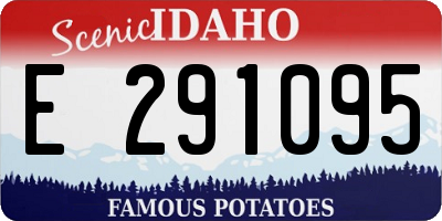 ID license plate E291095