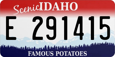ID license plate E291415