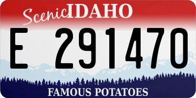 ID license plate E291470