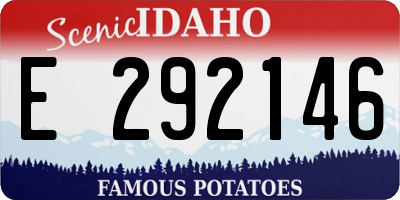 ID license plate E292146