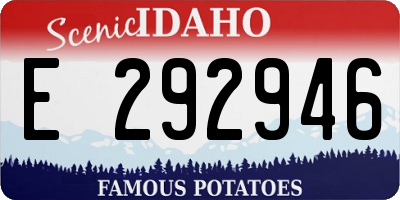 ID license plate E292946