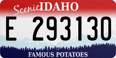 ID license plate E293130