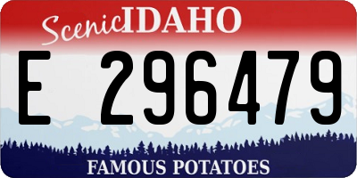 ID license plate E296479