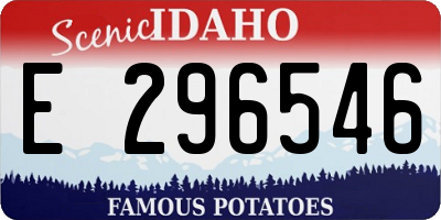 ID license plate E296546