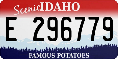 ID license plate E296779