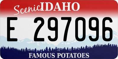 ID license plate E297096