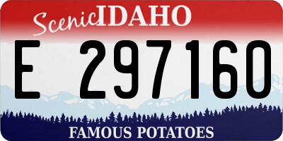 ID license plate E297160
