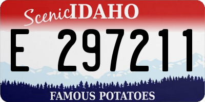 ID license plate E297211