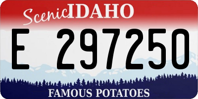 ID license plate E297250
