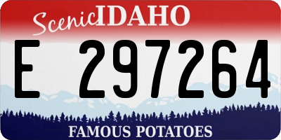 ID license plate E297264