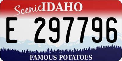 ID license plate E297796