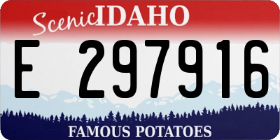 ID license plate E297916