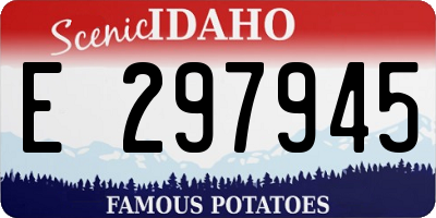 ID license plate E297945