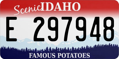 ID license plate E297948