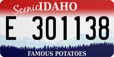 ID license plate E301138