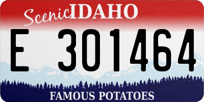 ID license plate E301464